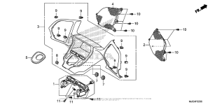GL1800B Приборная панель