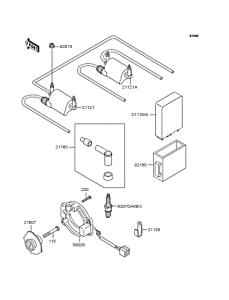 ZR400 Система зажигания