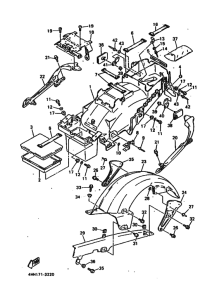 GTS1000A GTS1000AE Заднее крыло