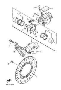  Hinterradbremssattel
