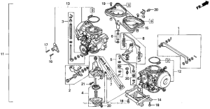 GL1500I Карбюратор