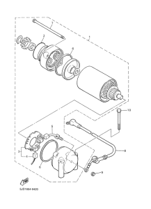 XJ900S Стартер