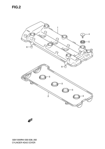 GSX1300R Крышка головки цилиндров