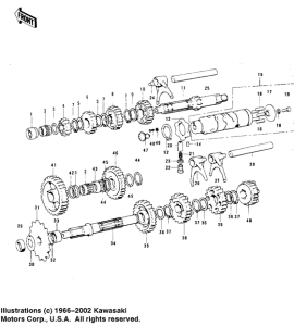  Transmission / change drum