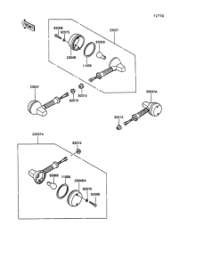 KL250 Задний фонарь