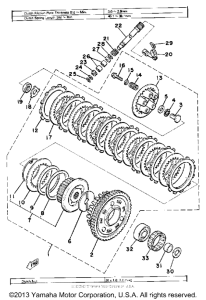 XJ650G Сцепление
