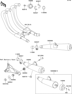 ZR750 Глушитель