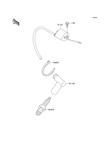 KX100 Система зажигания