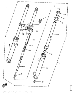 ME50 Передняя вилка