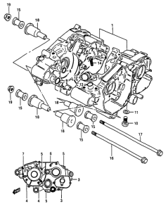 RG50 Картер двигателя
