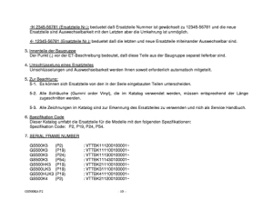 GS500 Catalog preface