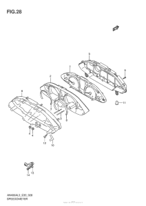AN400 (ABS) Speedometer (An400Zal3 E28)