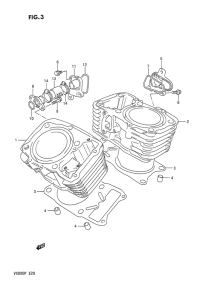 VX800 Цилиндр