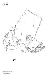 AN650 (ABS) Wind screen
