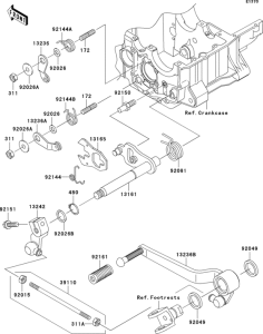 ZR1200 Механизм переключения передач
