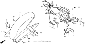  Задний бампер