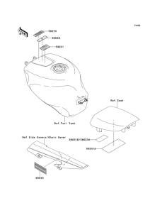 ZX600 Лейбл предостережения