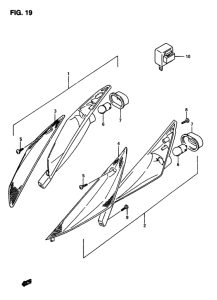 AP50 Front turn lamp