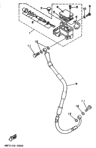 WR200R Главный тормозной цилиндр