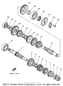 TT225T Трансмиссия