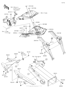ZX1000 Заднее крыло
