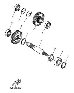 YQ100 Трансмиссия