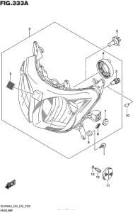 DL650 (ABS) Фара