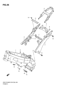 GSX-R1000 Frame comp