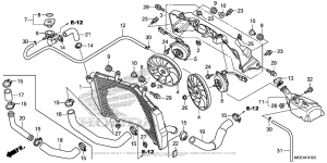 VFR1200F (DCT) Радиатор