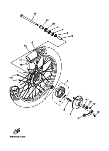TTR90E Transom + tube