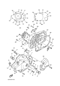 BT1100 Крышка картера двигателя