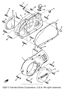 YZ80B Боковые крышки