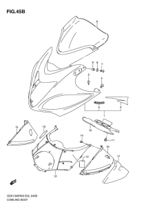 GSX1300R Cowling body