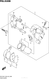  Front Caliper (Dr-Z125L E33)