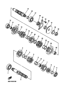 WR450F WR450FX Трансмиссия