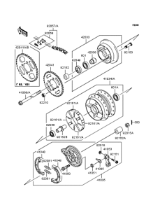  Заднее колесо и цепь