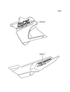 KLE400 Наклейки