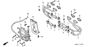 CBR900RR Воздушный регулирующий клапан