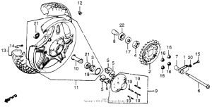 CB750 Переднее колесо