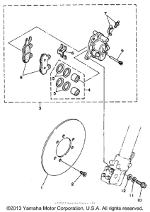 WR500ZD Передний суппорт