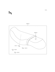 BJ250 Сиденье