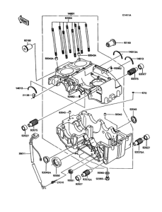 EX305 Crankcase(ex305-b9)
