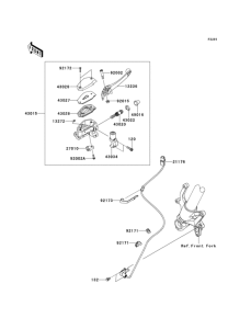 ZR800 Главный тормозной цилиндр