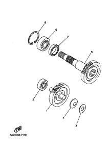 YN50R Трансмиссия