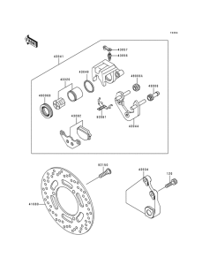 EX500 Передний суппорт