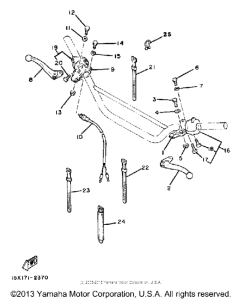 XT200J Рулевые переключатели