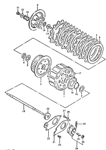 GSX400 Бендикс