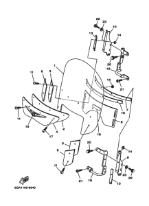XV1700AT XV17ATS Cowling comp