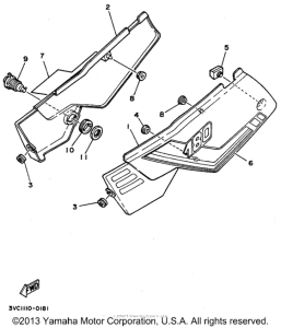 RT180A Боковые обтекатели