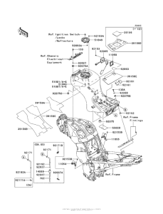 ZG1400 Топливный бак